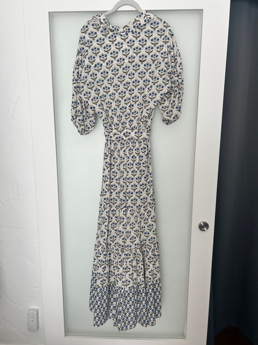 MISA Los Angeles Daniela floral puff sleeve shirt dress small - Picture 6 of 9